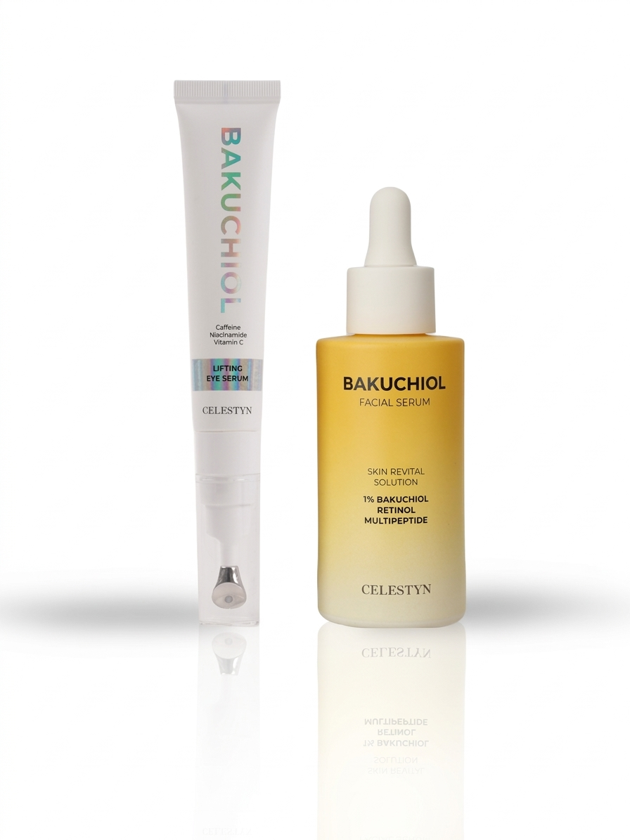 Celestyn Bakuchiol Serum 50 ml + Bakuchiol Lifting Eye Serum 20 ml