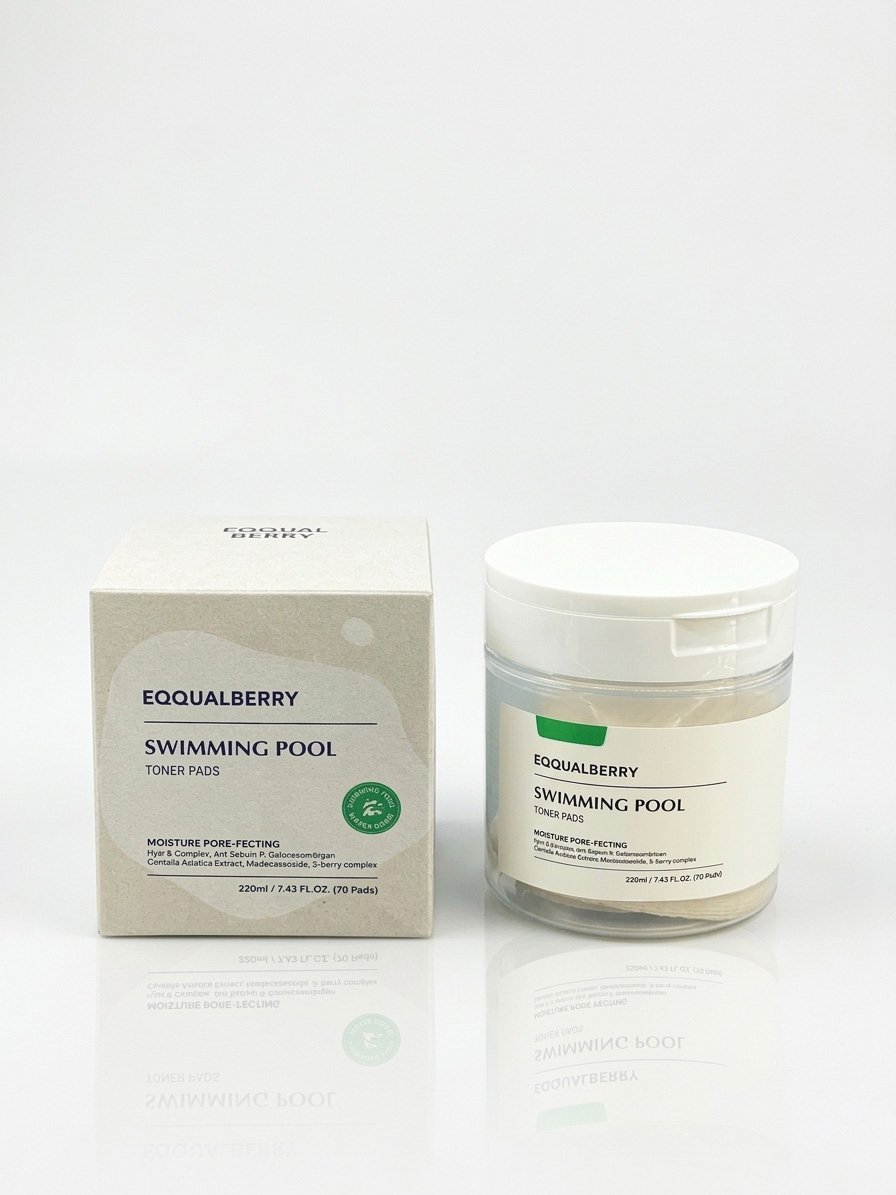 Eqqualberry Swimming Pool Toner Pads 220ml 70 sheets