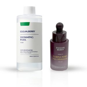 EQQUALBERRY Swimming pool Toner (300 ml) + Purple PDRN Pore Minimizing Serum 30 ml