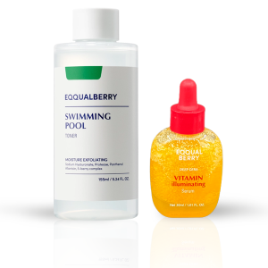 Eqqualberry Swimming pool Toner (155 ml) + Vitamin Illuminating Serum 30ml